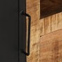 Mueble para TV de madera maciza de mango rugosa 110x31x46 cm de vidaXL, Muebles TV - Ref: Foro24-328284, Precio: 212,95 €, De...