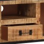 Mueble para TV de madera maciza de mango rugosa 110x31x46 cm de vidaXL, Muebles TV - Ref: Foro24-328284, Precio: 212,95 €, De...