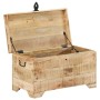 Cofre de almacenamiento de madera de mango rugoso de vidaXL, Baúles de almacenamiento - Ref: Foro24-328293, Precio: 190,99 €,...
