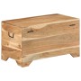 Cofre de almacenamiento de madera de acacia maciza de vidaXL, Baúles de almacenamiento - Ref: Foro24-328294, Precio: 157,84 €...