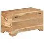 Cofre de almacenamiento de madera de acacia maciza de vidaXL, Baúles de almacenamiento - Ref: Foro24-328294, Precio: 155,36 €...