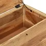 Cofre de almacenamiento de madera de acacia maciza de vidaXL, Baúles de almacenamiento - Ref: Foro24-328294, Precio: 155,36 €...