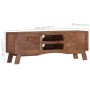 Mueble para TV de madera maciza de mango rugosa 110x30x40 cm de vidaXL, Muebles TV - Ref: Foro24-328303, Precio: 124,32 €, De...
