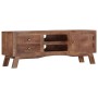 Mueble para TV de madera maciza de mango rugosa 110x30x40 cm de vidaXL, Muebles TV - Ref: Foro24-328303, Precio: 124,32 €, De...