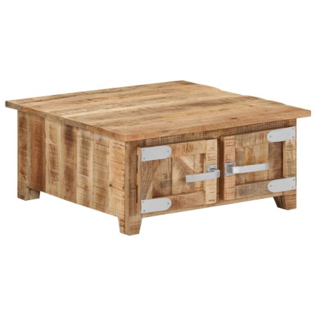 Mesa de centro de madera maciza de mango 67x67x30 cm de vidaXL, Mesas de centro - Ref: Foro24-328308, Precio: 158,01 €, Descu...