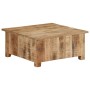 Mesa de centro de madera maciza de mango 67x67x30 cm de vidaXL, Mesas de centro - Ref: Foro24-328308, Precio: 158,01 €, Descu...