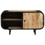 Mueble para TV de madera maciza de mango rugosa 90x30x48 cm de vidaXL, Muebles TV - Ref: Foro24-328412, Precio: 194,19 €, Des...