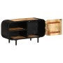 Mueble para TV de madera maciza de mango rugosa 90x30x48 cm de vidaXL, Muebles TV - Ref: Foro24-328412, Precio: 194,19 €, Des...