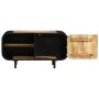 Mueble para TV de madera maciza de mango rugosa 90x30x48 cm de vidaXL, Muebles TV - Ref: Foro24-328412, Precio: 194,19 €, Des...