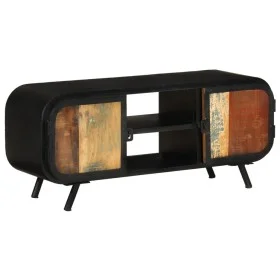 Mueble para la TV madera maciza reciclada 110x30x45 cm de vidaXL, Muebles TV - Ref: Foro24-328413, Precio: 124,25 €, Descuent...