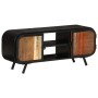 Mueble para la TV madera maciza reciclada 110x30x45 cm de vidaXL, Muebles TV - Ref: Foro24-328413, Precio: 169,84 €, Descuent...