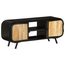 Solid rough mango wood TV cabinet 110x30x45 cm by vidaXL, TV Furniture - Ref: Foro24-328414, Price: 113,26 €, Discount: %