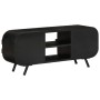 Mueble para TV de madera maciza de mango rugosa 110x30x45 cm de vidaXL, Muebles TV - Ref: Foro24-328414, Precio: 127,80 €, De...