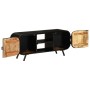 Mueble para TV de madera maciza de mango rugosa 110x30x45 cm de vidaXL, Muebles TV - Ref: Foro24-328414, Precio: 127,80 €, De...