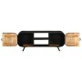 Mueble para TV de madera maciza de mango rugosa 110x30x45 cm de vidaXL, Muebles TV - Ref: Foro24-328414, Precio: 127,80 €, De...