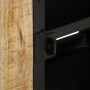 Mueble para TV de madera maciza de mango rugosa 110x30x45 cm de vidaXL, Muebles TV - Ref: Foro24-328414, Precio: 127,80 €, De...
