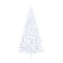 Medio árbol de Navidad artificial con soporte PVC blanco 180 cm de vidaXL, Arboles de navidad - Ref: Foro24-328419, Precio: 3...