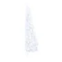 Medio árbol de Navidad artificial con soporte PVC blanco 180 cm de vidaXL, Arboles de navidad - Ref: Foro24-328419, Precio: 3...