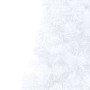 Medio árbol de Navidad artificial con soporte PVC blanco 180 cm de vidaXL, Arboles de navidad - Ref: Foro24-328419, Precio: 3...