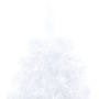 Medio árbol de Navidad artificial con soporte PVC blanco 180 cm de vidaXL, Arboles de navidad - Ref: Foro24-328419, Precio: 3...