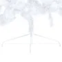 Medio árbol de Navidad artificial con soporte PVC blanco 180 cm de vidaXL, Arboles de navidad - Ref: Foro24-328419, Precio: 3...