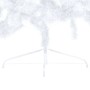 Medio árbol de Navidad artificial con soporte PVC blanco 180 cm de vidaXL, Arboles de navidad - Ref: Foro24-328419, Precio: 3...