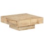 Mesa de centro de madera maciza de mango 80x80x28 cm de vidaXL, Mesas de centro - Ref: Foro24-323592, Precio: 169,52 €, Descu...