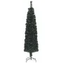 Árbol Navidad estrecho artificial soporte fibra óptica 120 cm de vidaXL, Arboles de navidad - Ref: Foro24-328443, Precio: 51,...