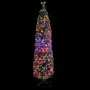 Árbol Navidad estrecho artificial soporte fibra óptica 120 cm de vidaXL, Arboles de navidad - Ref: Foro24-328443, Precio: 51,...
