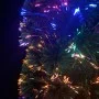 Árbol Navidad estrecho artificial soporte fibra óptica 120 cm de vidaXL, Arboles de navidad - Ref: Foro24-328443, Precio: 51,...