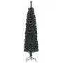 Árbol de Navidad estrecho artificial soporte fibra óptica 240cm de vidaXL, Arboles de navidad - Ref: Foro24-328447, Precio: 1...