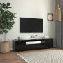 Mueble de TV con luces LED negro 160x35x40 cm de vidaXL, Muebles TV - Ref: Foro24-804428, Precio: 109,06 €, Descuento: %
