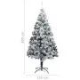 Árbol de Navidad artificial con nieve PVC verde 300 cm de vidaXL, Arboles de navidad - Ref: Foro24-328478, Precio: 159,62 €, ...