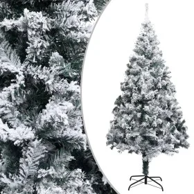 Árbol de Navidad artificial PVC verde nieve flocado 400 cm de vidaXL, Arboles de navidad - Ref: Foro24-328479, Precio: 362,78...