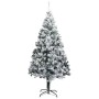 Árbol de Navidad artificial PVC verde nieve flocado 400 cm de vidaXL, Arboles de navidad - Ref: Foro24-328479, Precio: 367,51...