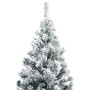 Árbol de Navidad artificial PVC verde nieve flocado 400 cm de vidaXL, Arboles de navidad - Ref: Foro24-328479, Precio: 367,51...