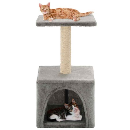 Rascador para gatos con poste de sisal 55 cm gris en Mobiliario para gatos | Comprar online en Foru.es