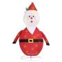 Papá Noel de Navidad decorativo con LED tela lujosa 60 cm de vidaXL, Luces de Navidad - Ref: Foro24-328497, Precio: 20,50 €, ...
