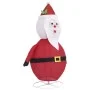 Papá Noel de Navidad decorativo con LED tela lujosa 60 cm de vidaXL, Luces de Navidad - Ref: Foro24-328497, Precio: 20,50 €, ...