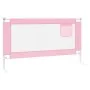 Barandilla de seguridad cama de niño rosa tela 150x25 cm de vidaXL, Barandillas de seguridad - Ref: Foro24-10202, Precio: 33,...