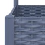 Jardinera con enrejado PP gris oscuro 80x80x136 cm de vidaXL, Maceteros y jardineras - Ref: Foro24-318255, Precio: 115,54 €, ...