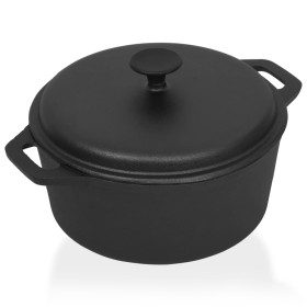 Olla de hierro fundido Ø26,5 cm de vidaXL, Ollas altas - Ref: Foro24-313362, Precio: 63,30 €, Descuento: %