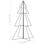 Árbol de Navidad 160 LEDs interior y exterior 78x120 cm de vidaXL, Arboles de navidad - Ref: Foro24-328564, Precio: 30,07 €, ...