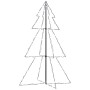 Árbol de Navidad 200 luces LED interior y exterior 98x150 cm de vidaXL, Arboles de navidad - Ref: Foro24-328574, Precio: 36,9...