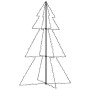 Árbol de Navidad 200 luces LED interior y exterior 98x150 cm de vidaXL, Arboles de navidad - Ref: Foro24-328574, Precio: 36,9...