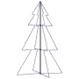 Árbol de Navidad 200 luces LED interior y exterior 98x150 cm de vidaXL, Arboles de navidad - Ref: Foro24-328577, Precio: 36,9...