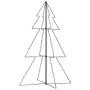 Árbol de Navidad 200 luces LED interior y exterior 98x150 cm de vidaXL, Arboles de navidad - Ref: Foro24-328577, Precio: 36,9...