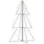 Árbol de Navidad 200 luces LED interior y exterior 98x150 cm de vidaXL, Arboles de navidad - Ref: Foro24-328579, Precio: 36,9...