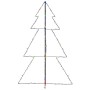 Árbol de Navidad 200 luces LED interior y exterior 98x150 cm de vidaXL, Arboles de navidad - Ref: Foro24-328579, Precio: 36,9...
