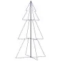 Árbol de Navidad 300 luces LED interior y exterior 120x220 cm de vidaXL, Arboles de navidad - Ref: Foro24-328589, Precio: 49,...